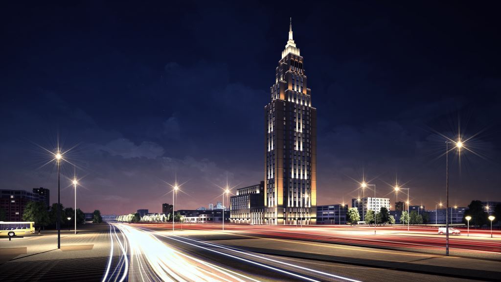 Выбран проект архитектурно-художественной подсветки Alcon Tower!